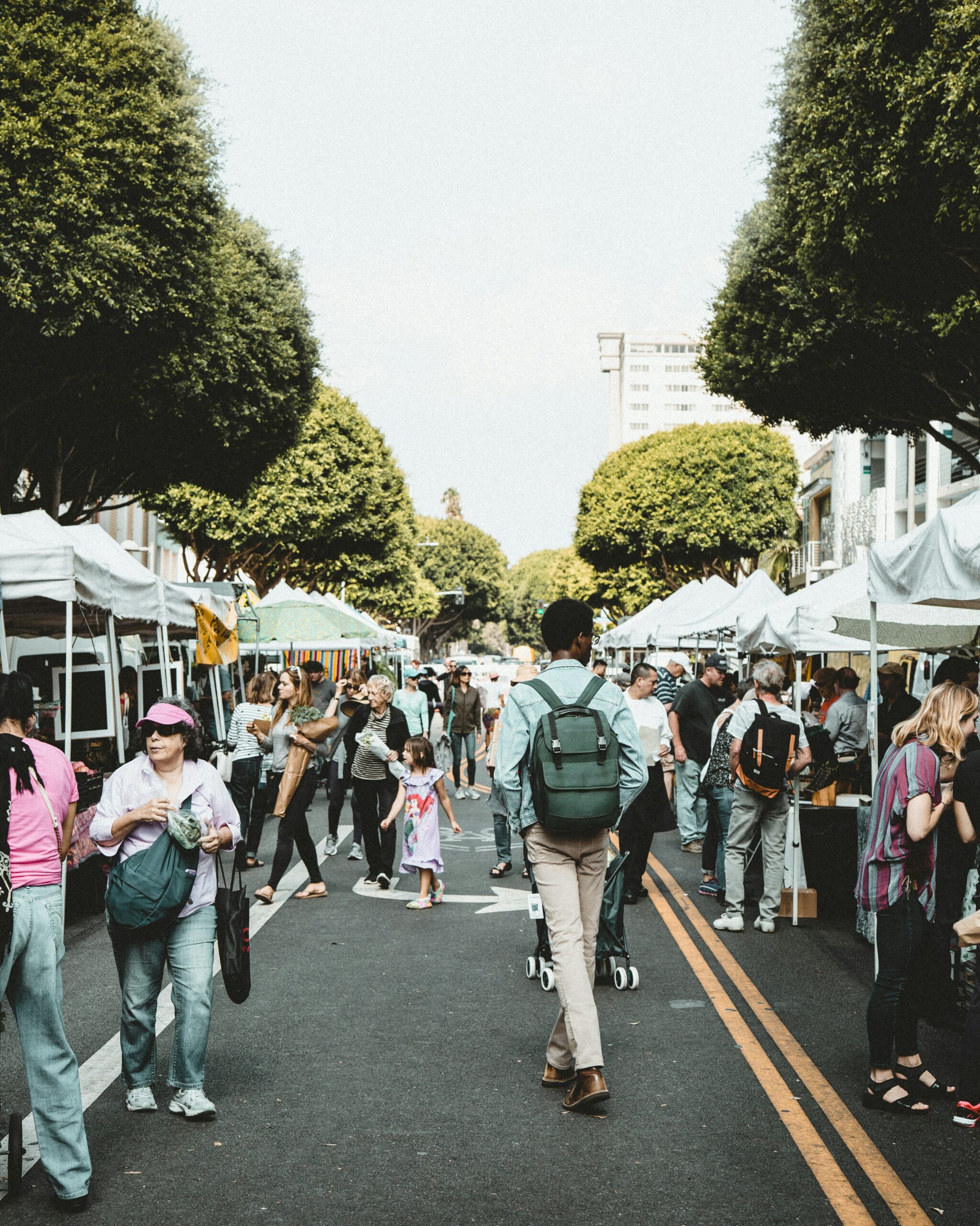 fun market with lots of vendors that were scheduled ahead of time with Hivey Marketplace.